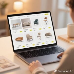 dreamina 2025 09 25 3409 una pagina web sobre venta de muebles si...